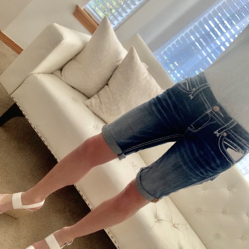 NWT! ROCK REVIVAL BERMUDA SHORTS RETAIL 198. - Picture 4 of 8